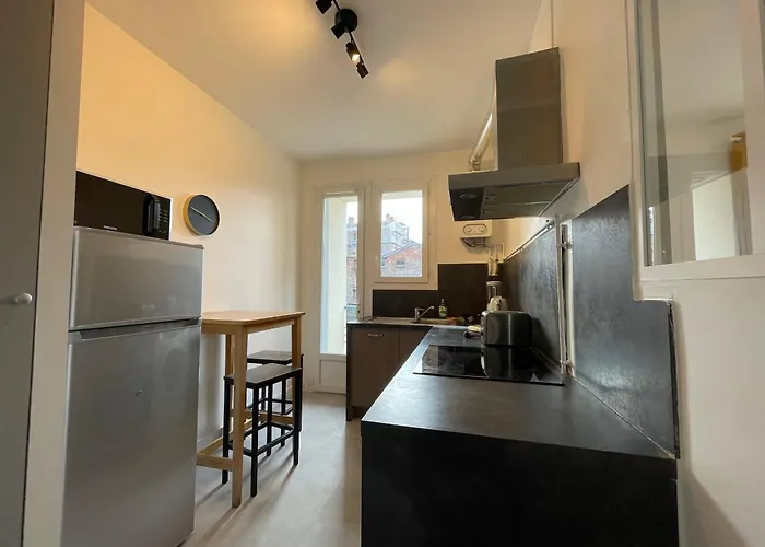 Le Louis Vitet Terrasse Proche Place Dupuy アパート トゥールーズ